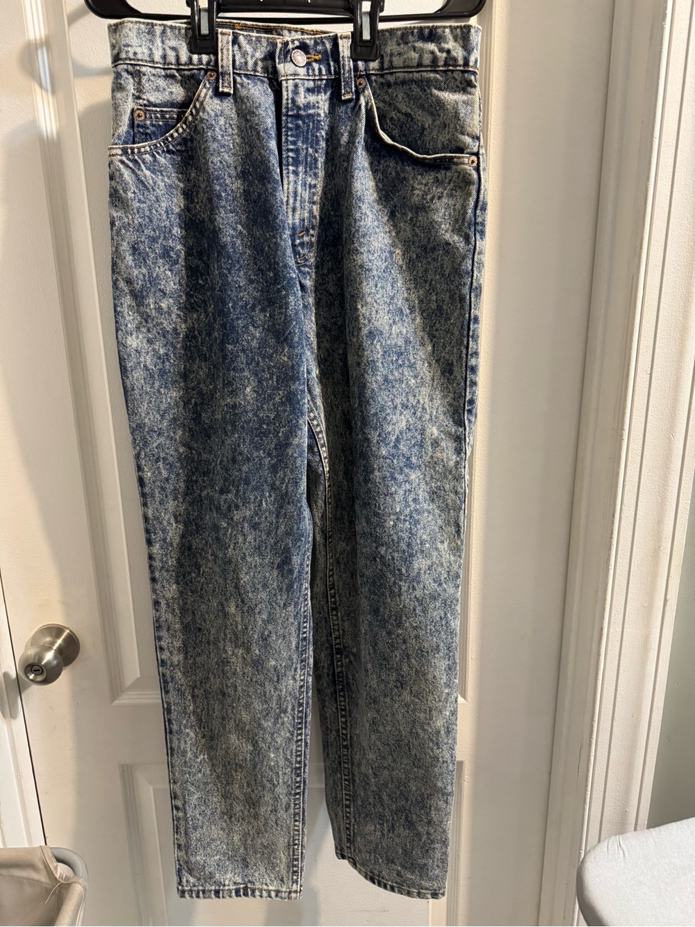 Levi's Light Blue Denim Jeans with Pink Accent